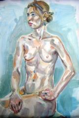 First oil painting, (life study) - click here to see an enlargement
