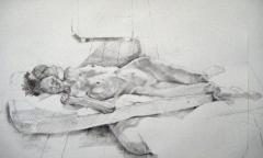 Pencil study Maria J. - click here to see an enlargement